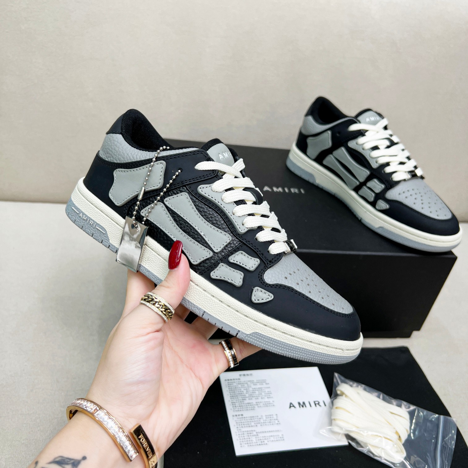 Factory precio AMIRI BONE zapatos para parejas, un artículo imprescindible para el ocio diario, zapa