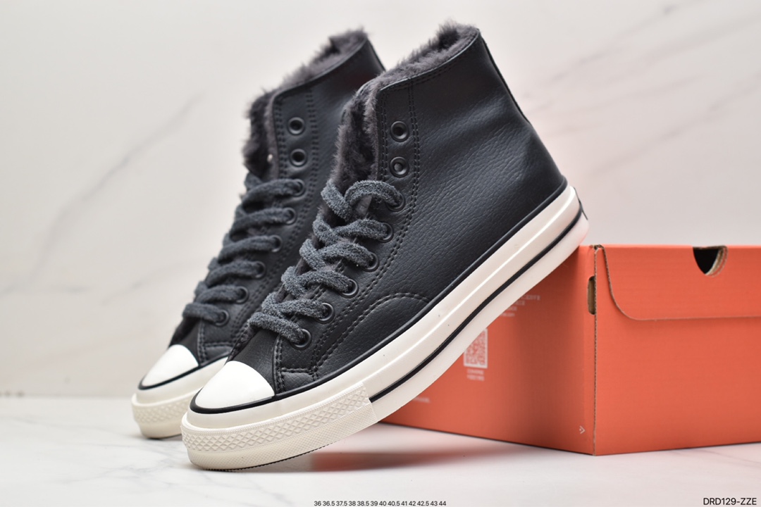 Add velvet to keep warm Converse retro Samsung high-level casual sports vulcanized all-match sneakers 569516C