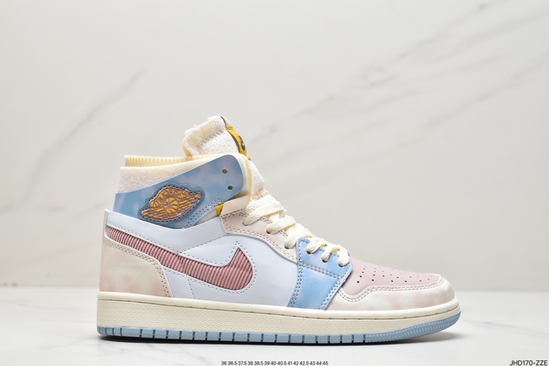 190 乔丹Air Jordan 1 High Zoom CMFT马卡龙扎染 AJ1乔丹一代DQ5092-651