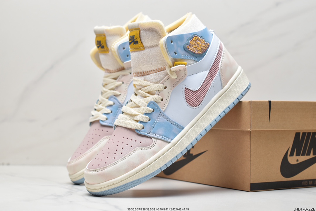 190 乔丹Air Jordan 1 High Zoom CMFT马卡龙扎染 AJ1乔丹一代DQ5092-651