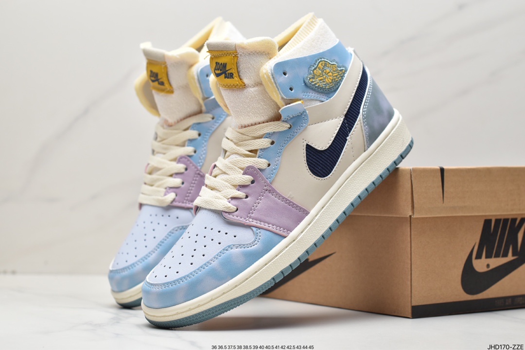190 乔丹Air Jordan 1 High Zoom CMFT马卡龙扎染 AJ1乔丹一代DQ5092-651
