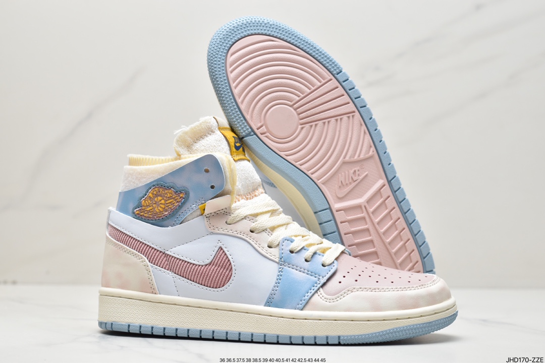 190 乔丹Air Jordan 1 High Zoom CMFT马卡龙扎染 AJ1乔丹一代DQ5092-651