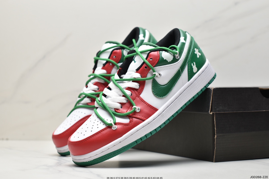 180 NK Air Jordan 1 Low”YBlack Toe”AJ1乔丹一代低帮篮球鞋553558-612
