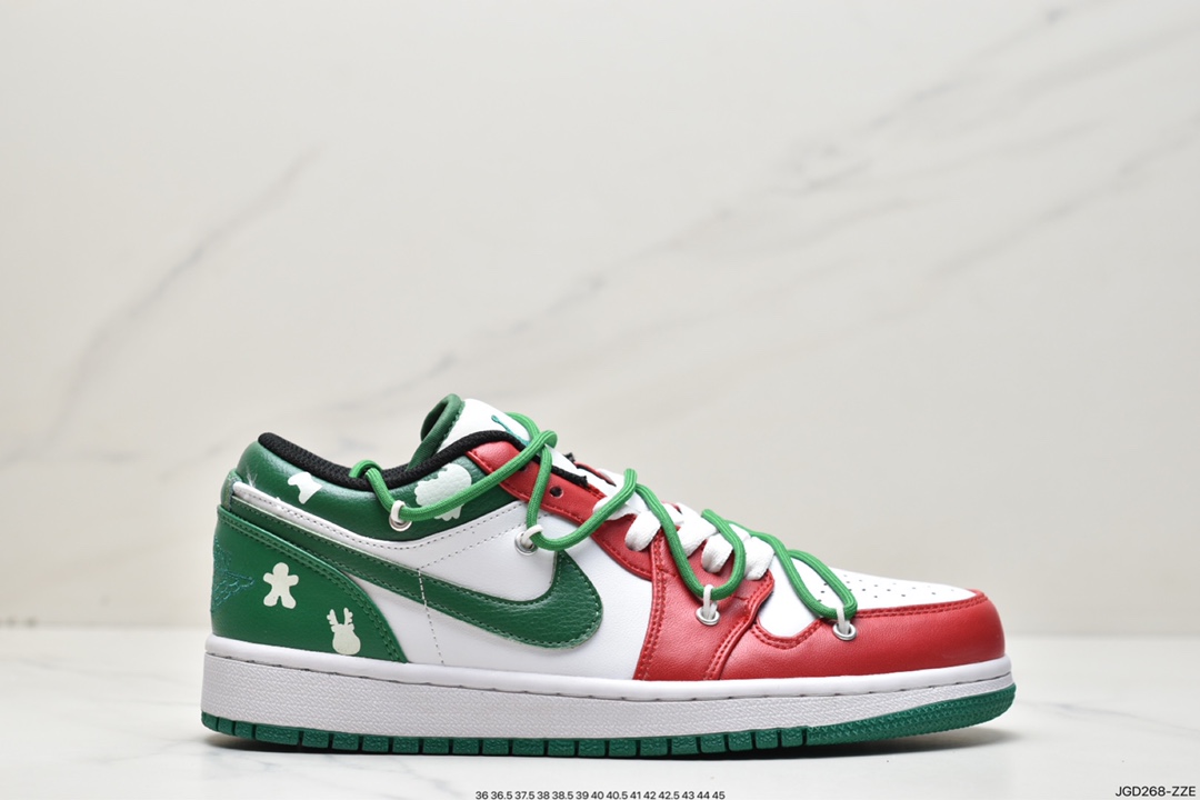 180 NK Air Jordan 1 Low”YBlack Toe”AJ1乔丹一代低帮篮球鞋553558-612