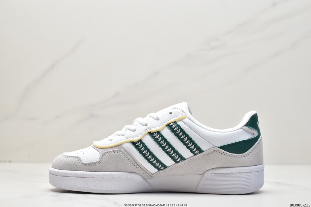 Adidas COURTIC clover retro men's and women's casual sports all-match campus shoes ID4080