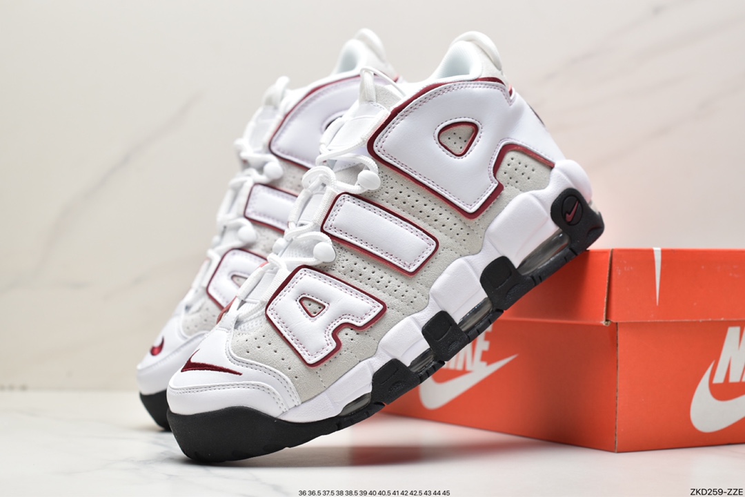 270 耐克Nike Air More Uptempo'96”White/Navy”皮蓬一代FB1380-100