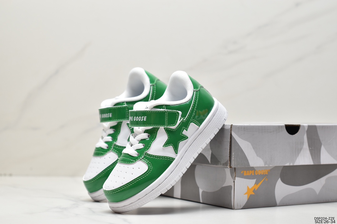 Children's shoes Bape Sta Low popular single product ape head classic return