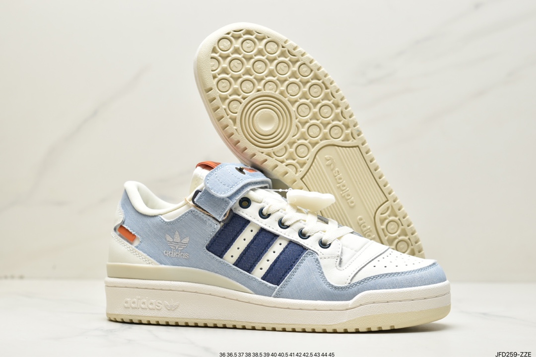 Adidas Originals Forum 84 Low Rome series Velcro low-top retro lace-up all-match casual sports shoes GX2162