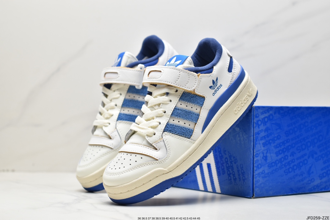 Clover Adidas Originals Forum 84 Low Roman Series Velcro Low Help Complex GX2162