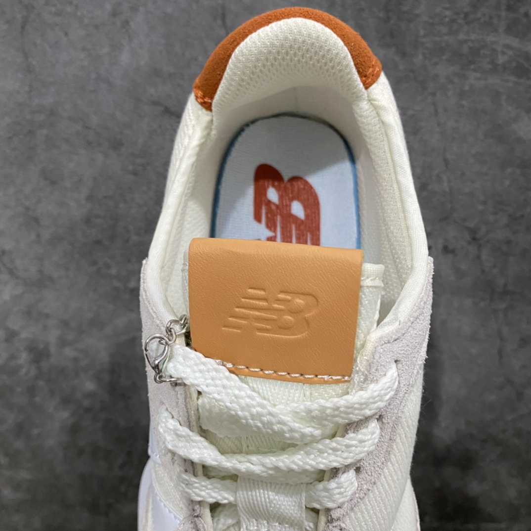 New Balance NB327 Series Retro Sports Shoes White Orange WS327RA