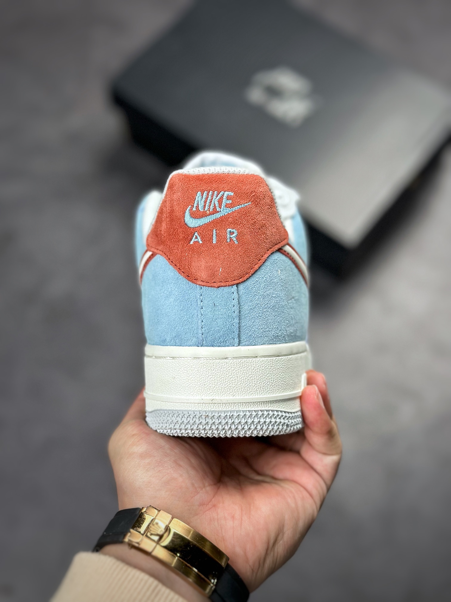 Nike Air Force 1 Low 07 Gray Blue Red Suede LZ6699-521-Top High Quatity Cheap Sneakers Fashion Clothing Clothes Bags handbags Shoes of all Brand wholesale With The best Quality And Beautiful Price from China Factory Chinese suppliers wholesaler seller Nike Air Force 1 Low 07 Gray Blue Red Suede LZ6699-521