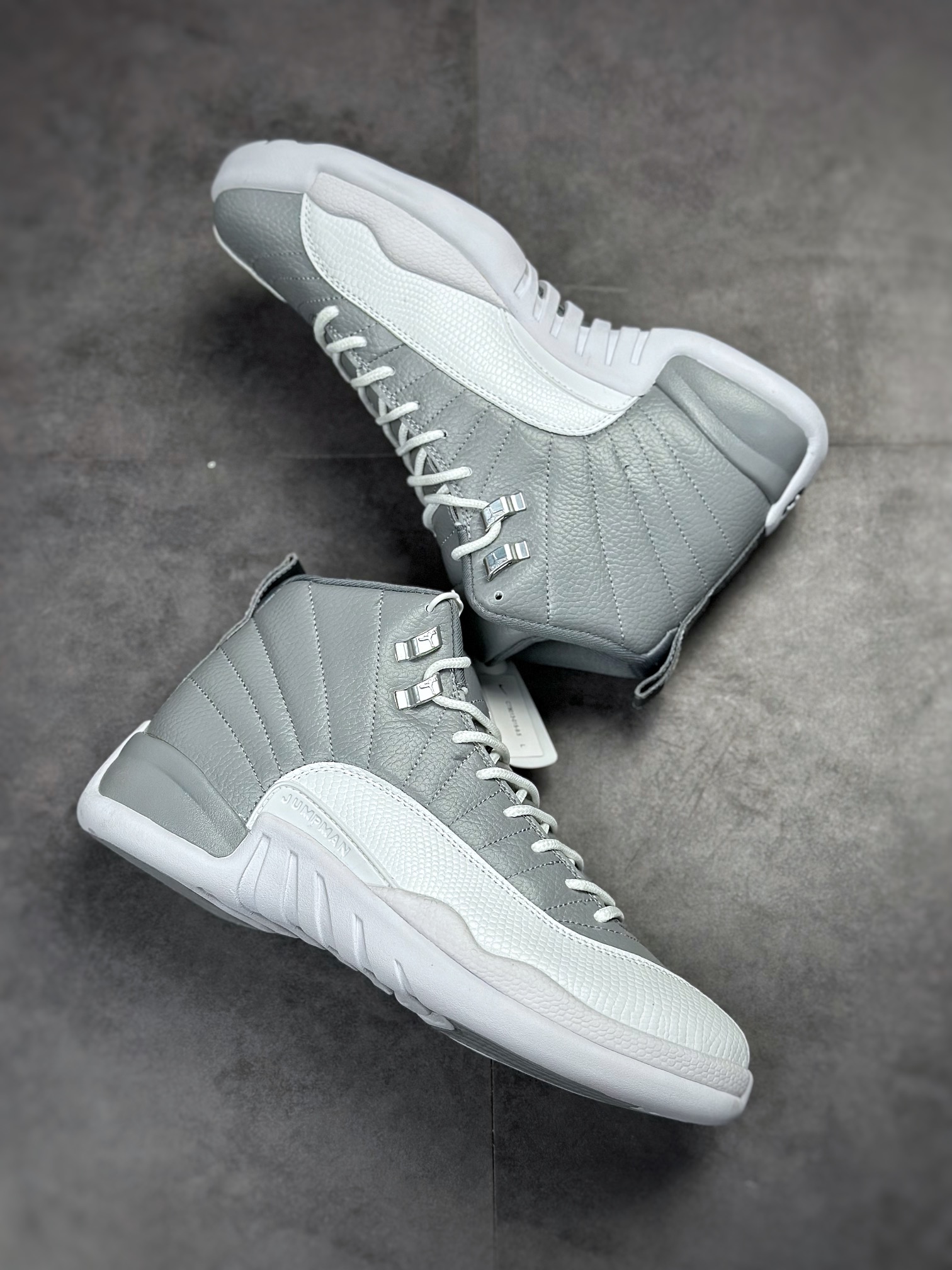 Pure original factory produced Air Jordan 12 ”Stealth” gray CT8013-015