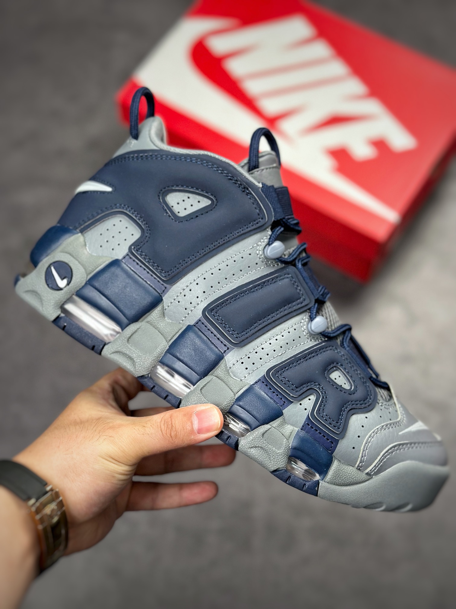 PP version Air More Uptempo midnight blue 921948-003