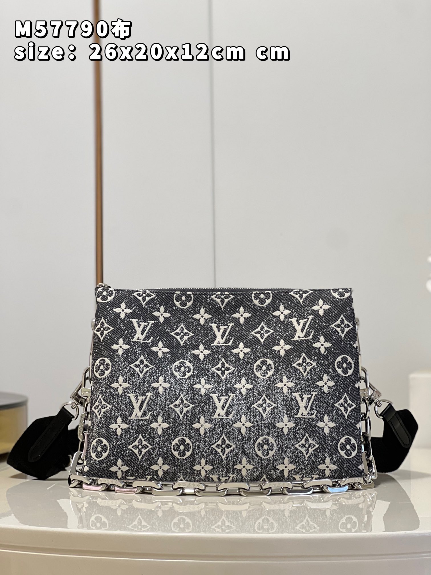 Louis Vuitton LV Coussin Bags Handbags Black Spring Collection Baguette M57790