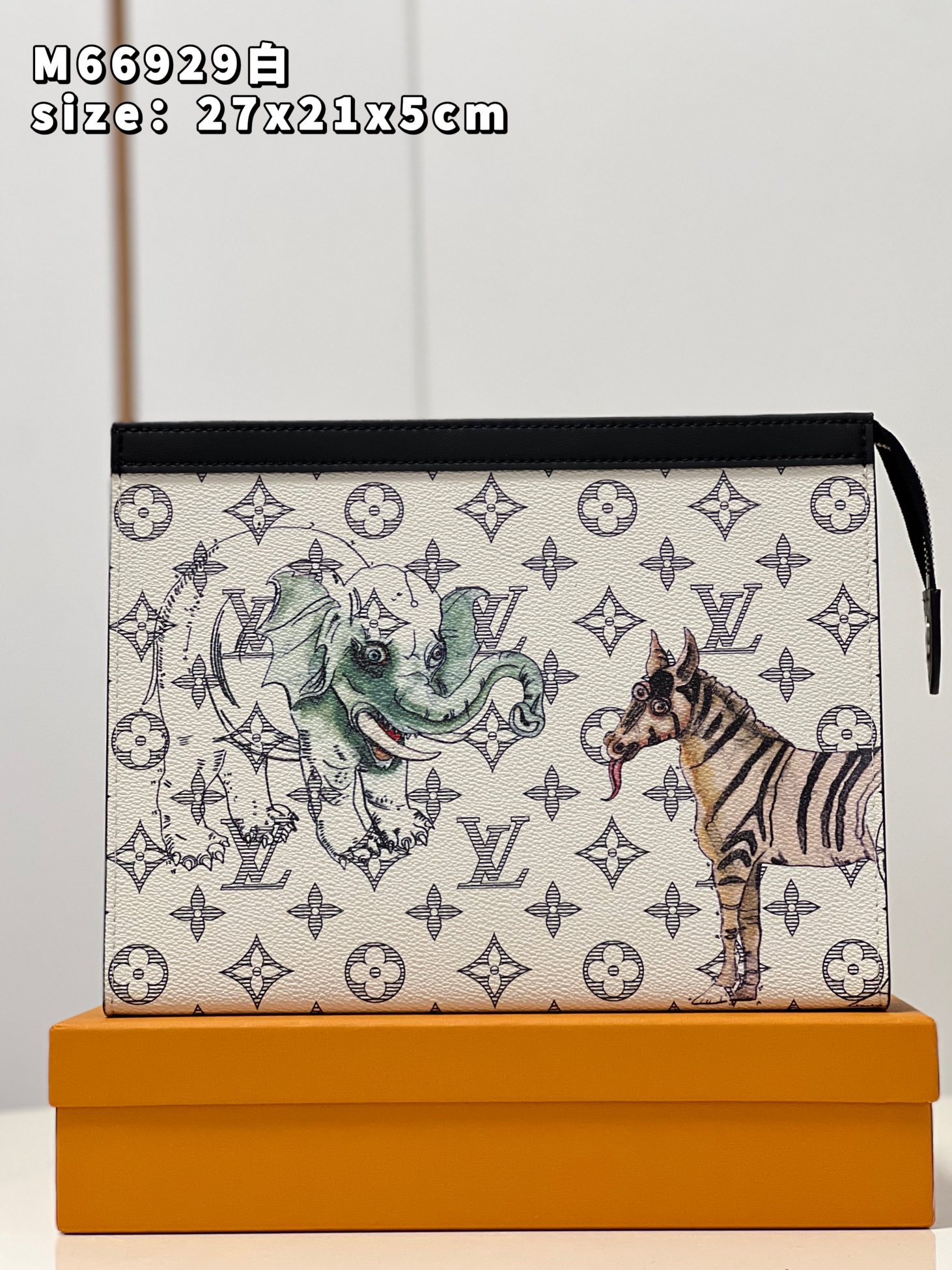 Louis Vuitton Bags Handbags White Monogram Canvas Pochette M66929