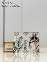 Louis Vuitton Wallet White Printing Monogram Canvas M62607