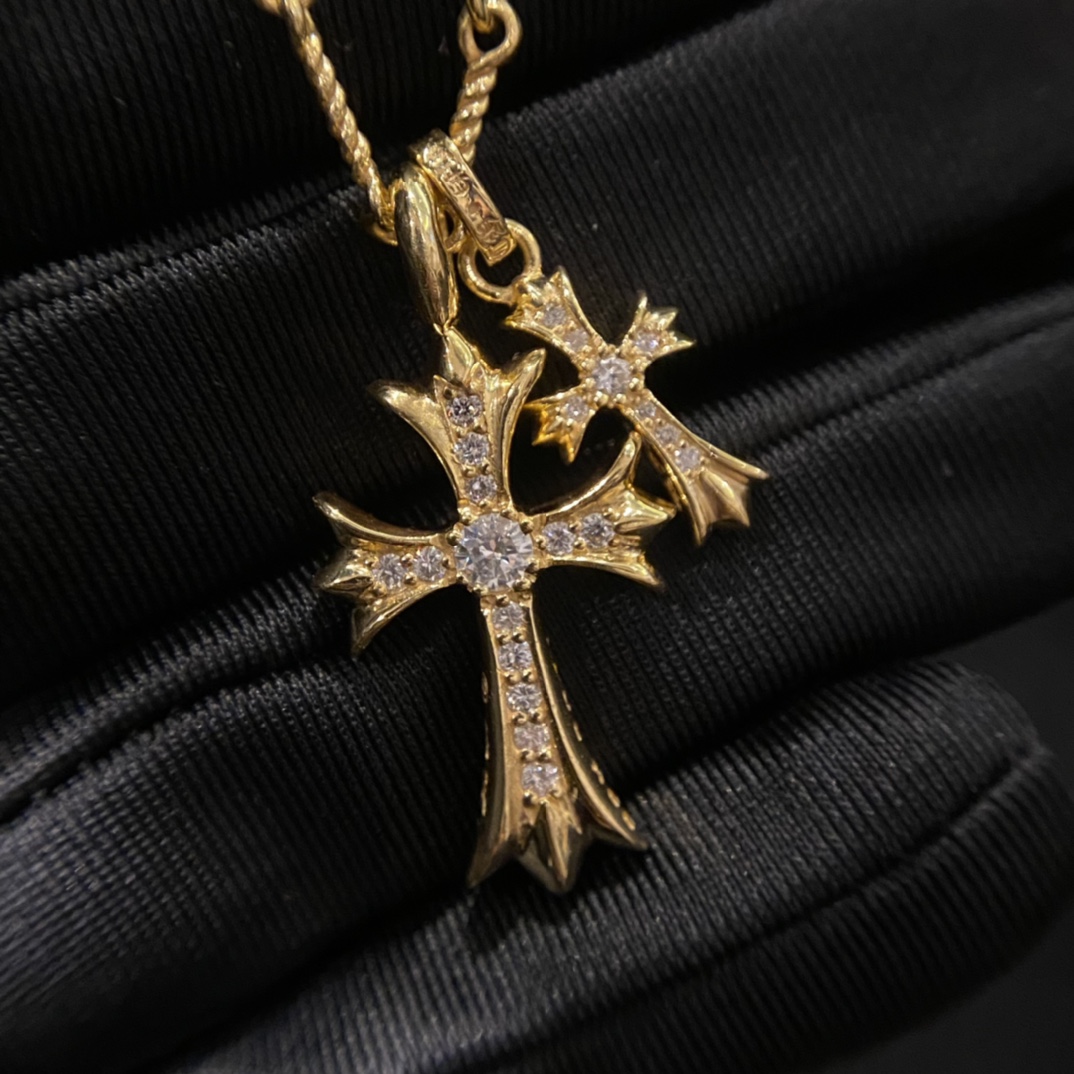 Gold-plated custom with diamond setting