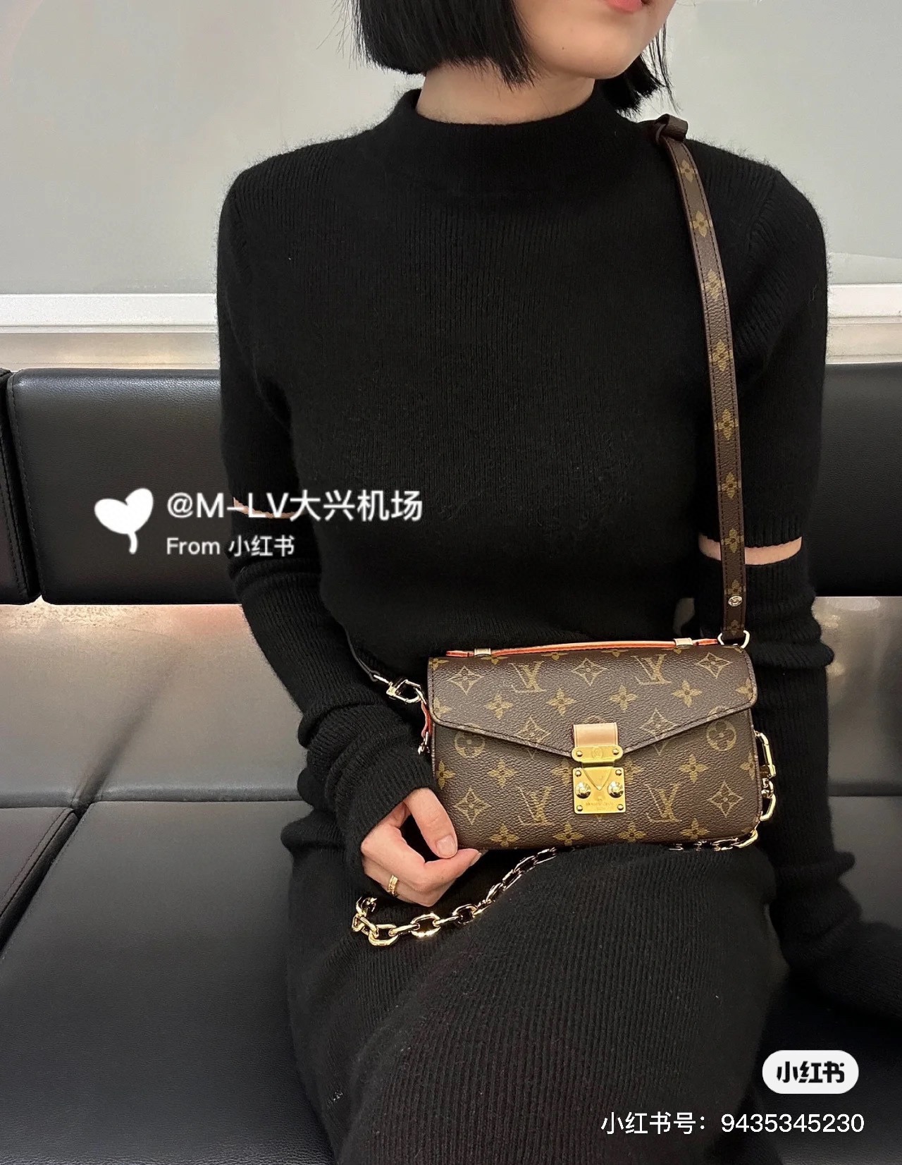 M46279 Monogram on-body photos. - Bag 9