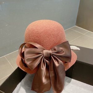 Chanel Cheap Hats Bucket Hat Straw Hat Replica 1:1 Wool Fall/Winter Collection