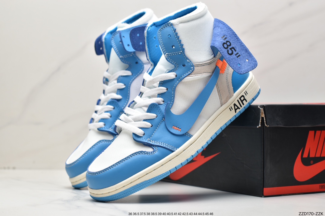 250 Air Jordan 1 Retro High OG”UNC”AJ1代经典复古高帮百搭文化运动篮球鞋AQ0818-148