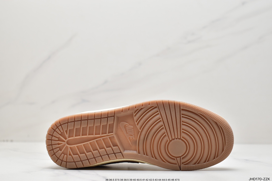 190 Zion Williamson x Air Jordan 1 Retro Low0G ”Voodoo” 潮流复古篮球鞋DZ7292-200