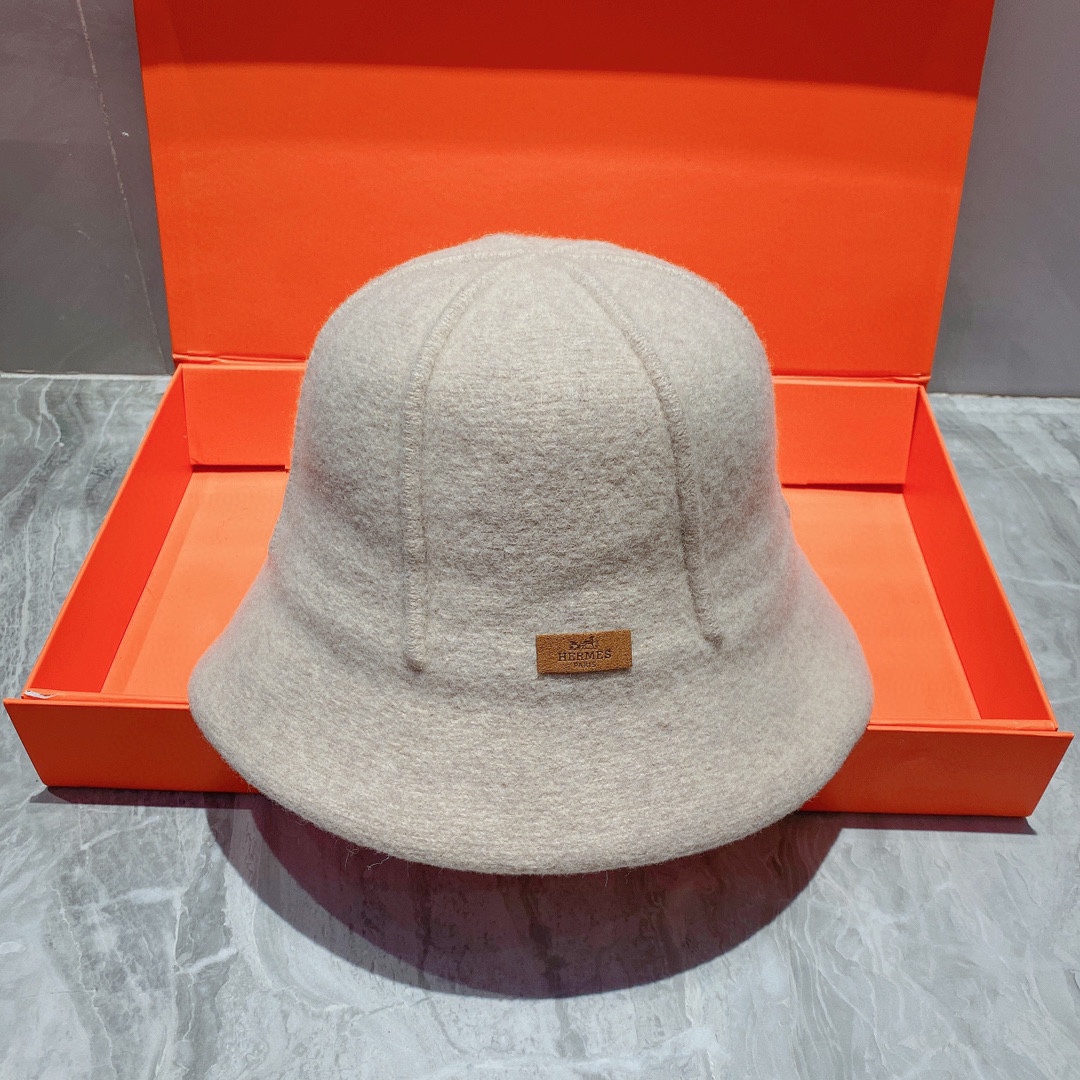 Hermes Sale
 Hats Bucket Hat Straw Hat Wool Fall/Winter Collection