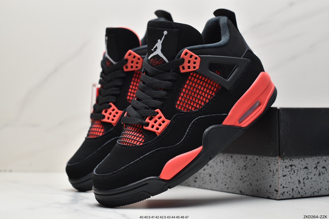 270 Nike Air Jordan 4 Retro OG”Fire Red”迈克尔·乔丹AJ4代中帮篮球鞋DH6927-140