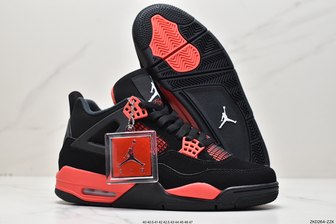 270 Nike Air Jordan 4 Retro OG”Fire Red”迈克尔·乔丹AJ4代中帮篮球鞋DH6927-140