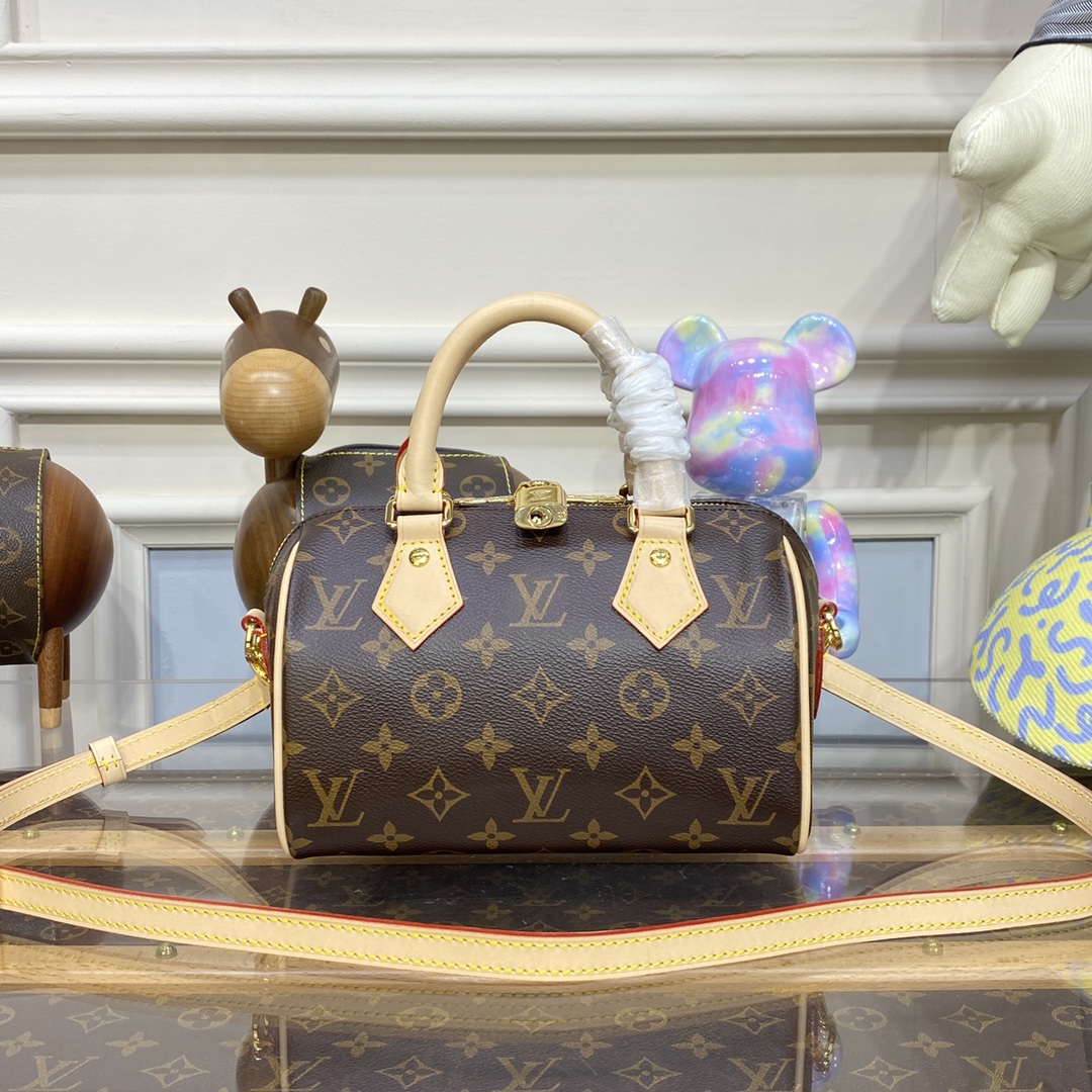 Louis Vuitton LV Speedy Bags Handbags Apricot Color Black Coffee Pink Yellow Fall/Winter Collection