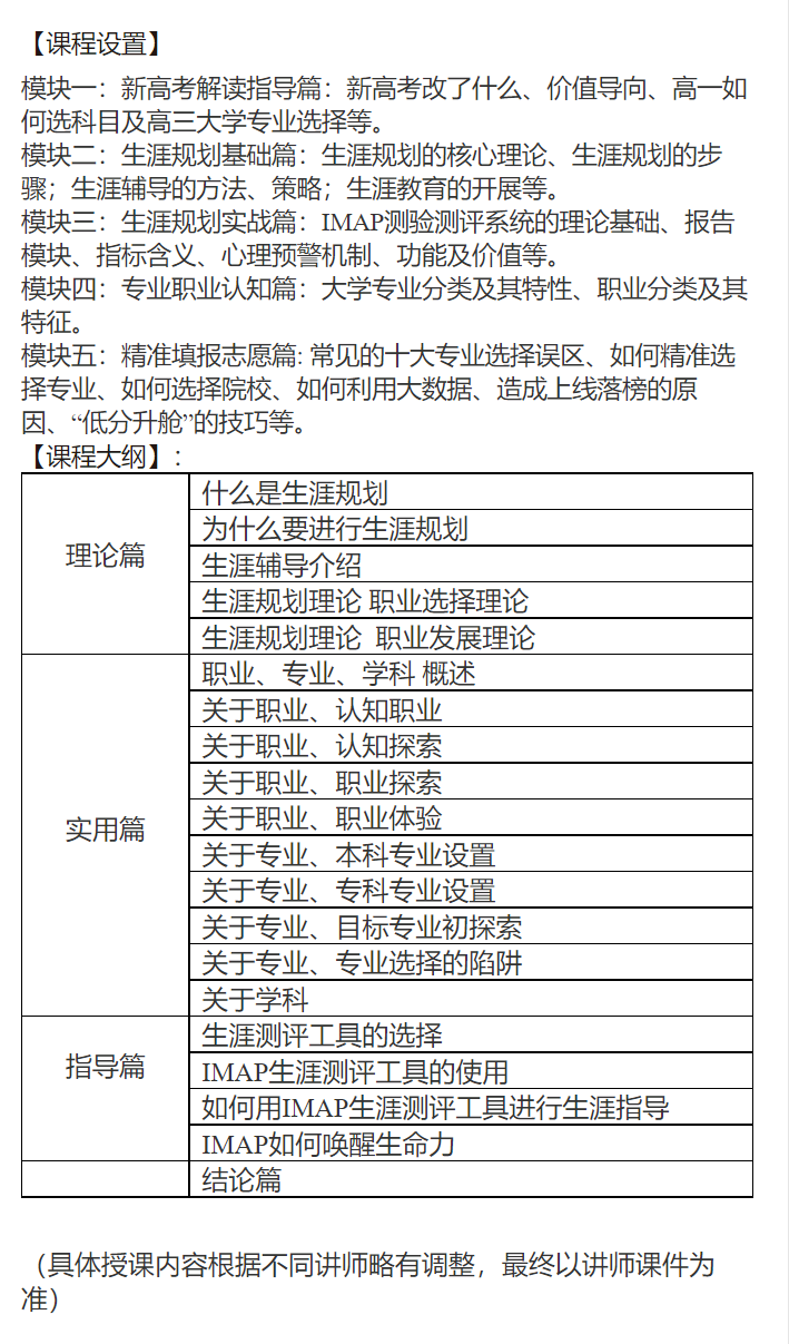 【60[红包]·S2642生涯规划师技能初级班】