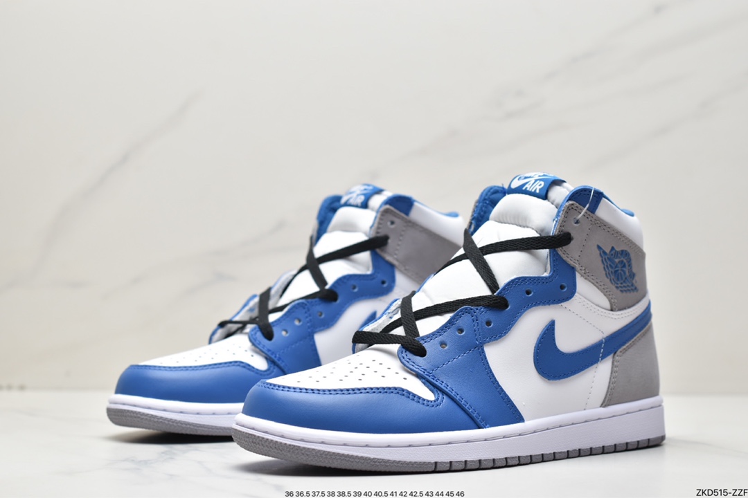 Air Jordan 1 Retro High OG ”True Blue” AJ1 generation classic retro classic high help DZ5485-410