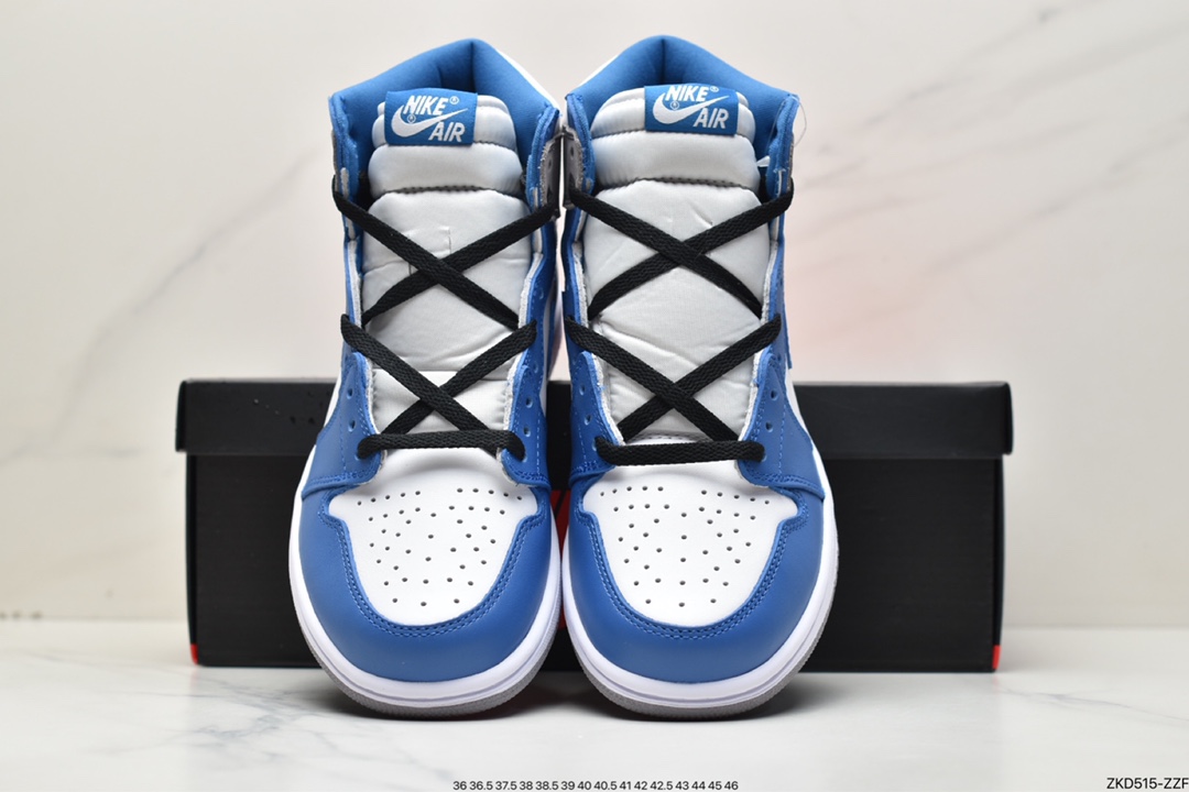 Air Jordan 1 Retro High OG ”True Blue” AJ1 generation classic retro classic high help DZ5485-410