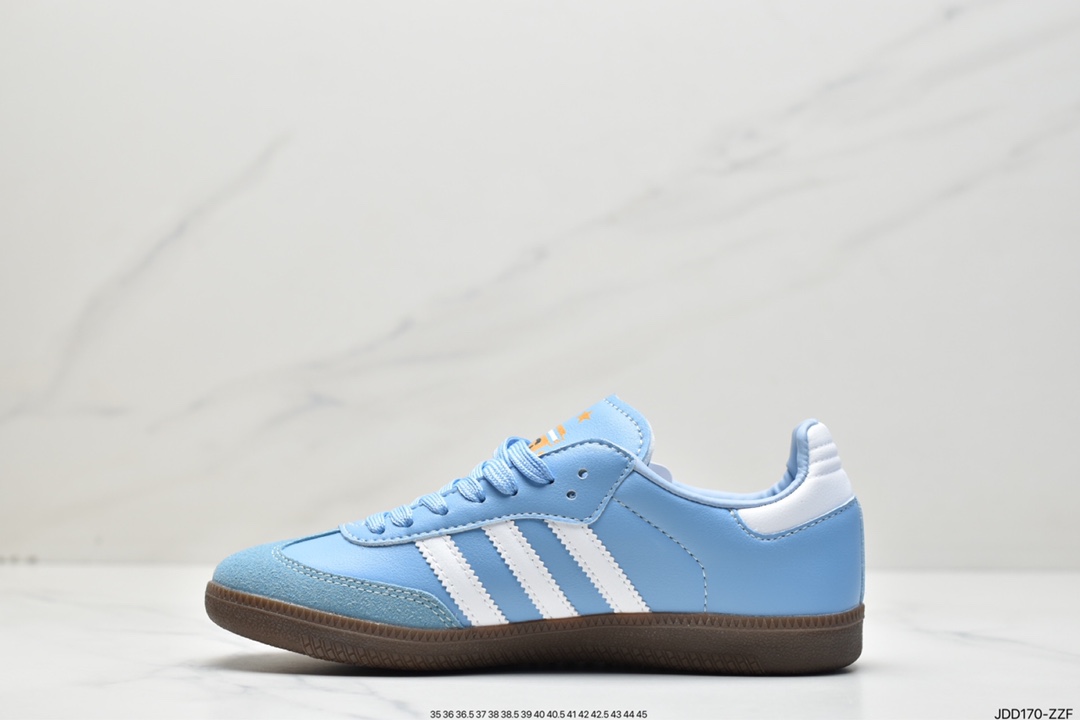 Adidas/ clover SAMBA TEAM retro trend board shoes HQ7037