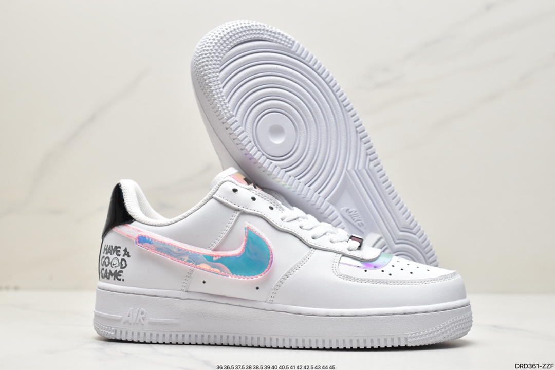 110 Nike Air Force 1 Low 白灰 空军一号低帮板鞋CW5859-100