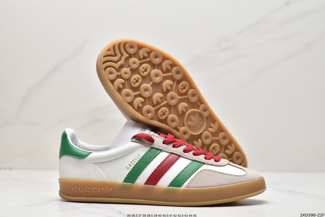 Heavyweight joint Adidas£üGUCCI cost-effective version of the clover logo and the iconic three bars as design elements 707848 9STUO 6360