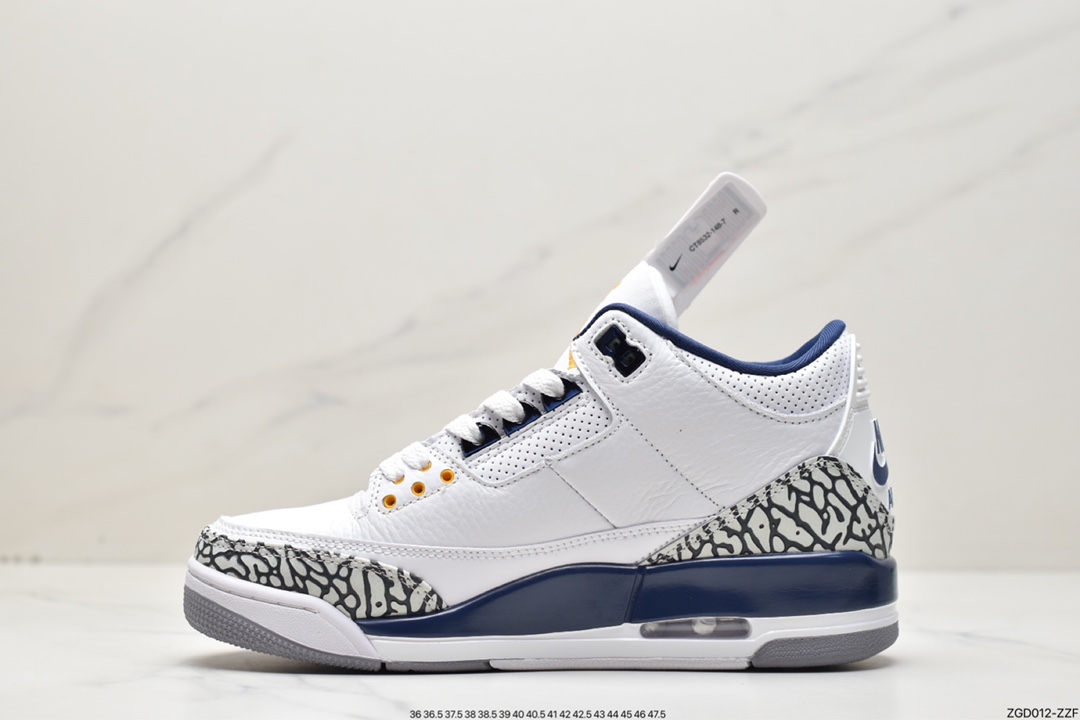 290 Air Jordan 3 Retro 原装配色 迈克尔·乔丹AJ3代中帮复古休闲运动文化篮球鞋CT8532-148