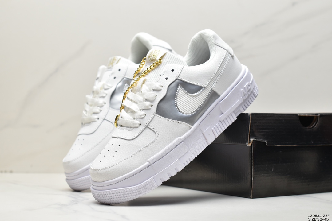 140 耐克NK AF1 Shadow 解构风格 空军一号低帮运动休闲板鞋 DC1160-100