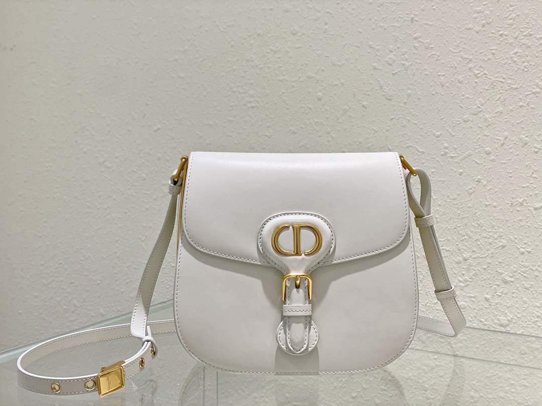 Dior Bags Handbags Gold White Vintage Cowhide