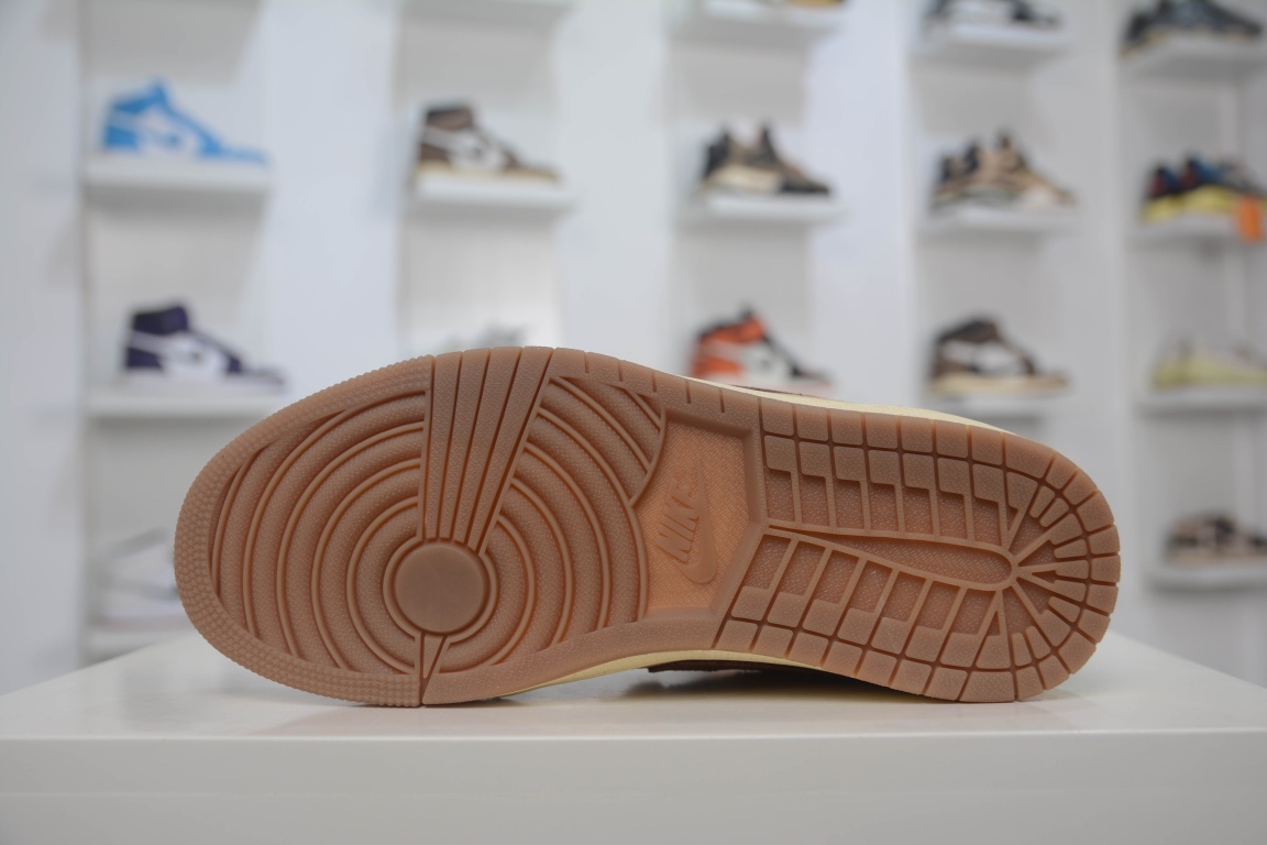 200 原装Zion Williamson x Air Jordan 1 Low 联名巫毒棕色官方同步新色DZ7292-200