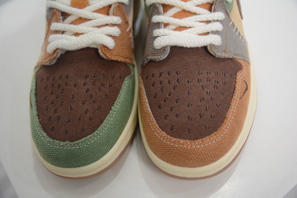 200 原装Zion Williamson x Air Jordan 1 Low 联名巫毒棕色官方同步新色DZ7292-200