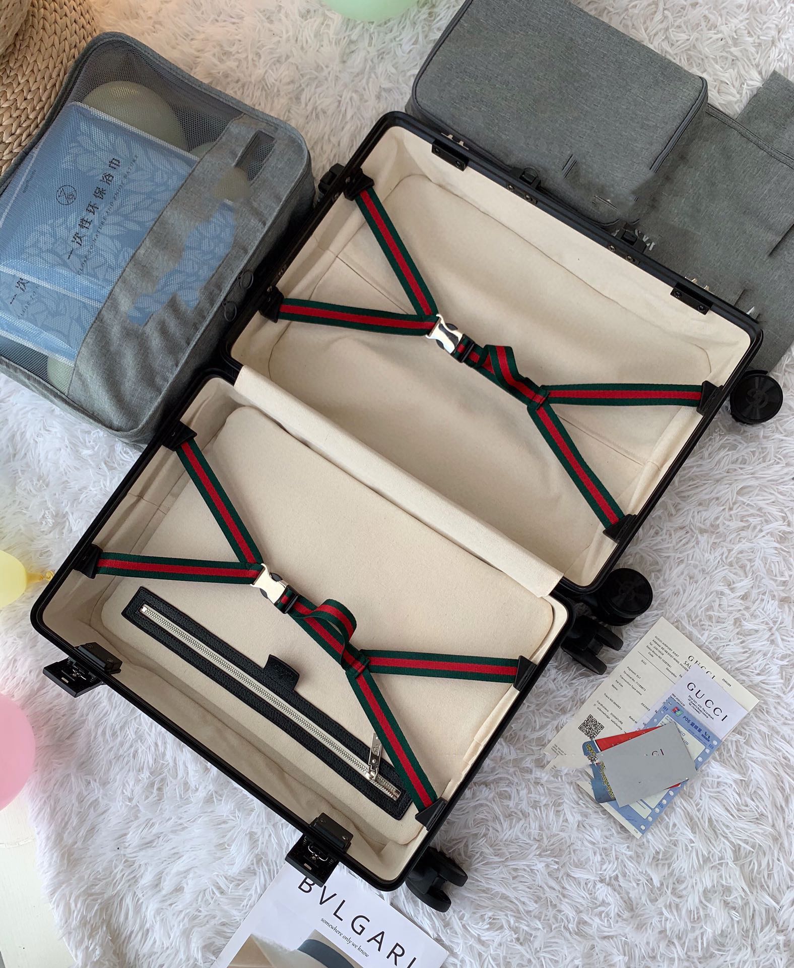 Gucc.i Gou Qi Suitcases: New Collection with Unique Style and Strength - 图片 8