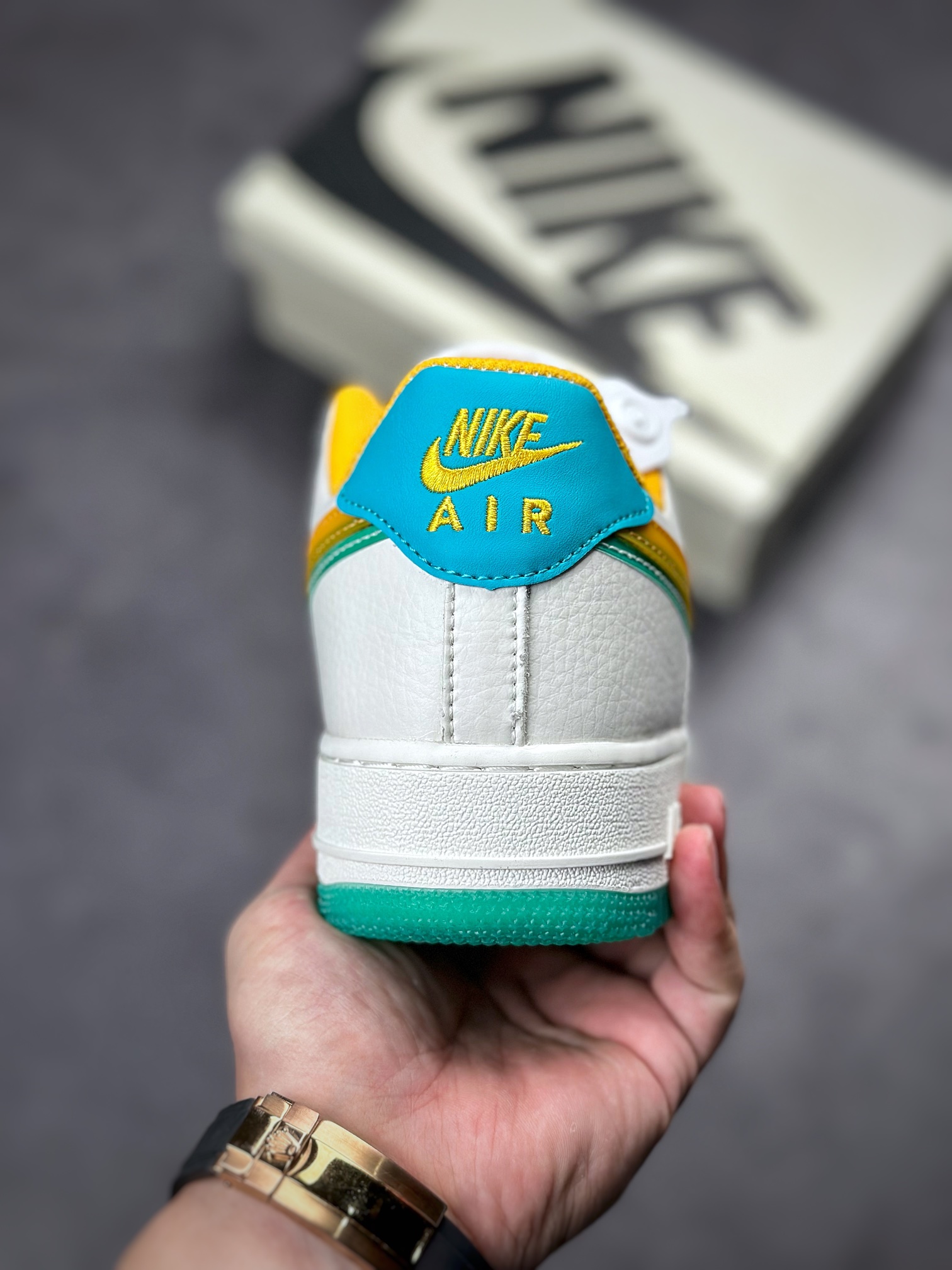 Nike Air Force 1 Low 07 Sprite Yellow Green Double Hook CW1574-803