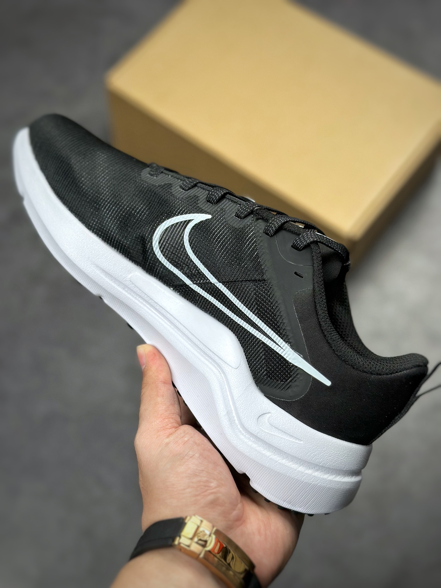 NIKE Downshifter 12 Mesh Ultralight Breathable Running Shoes DD9293-001
