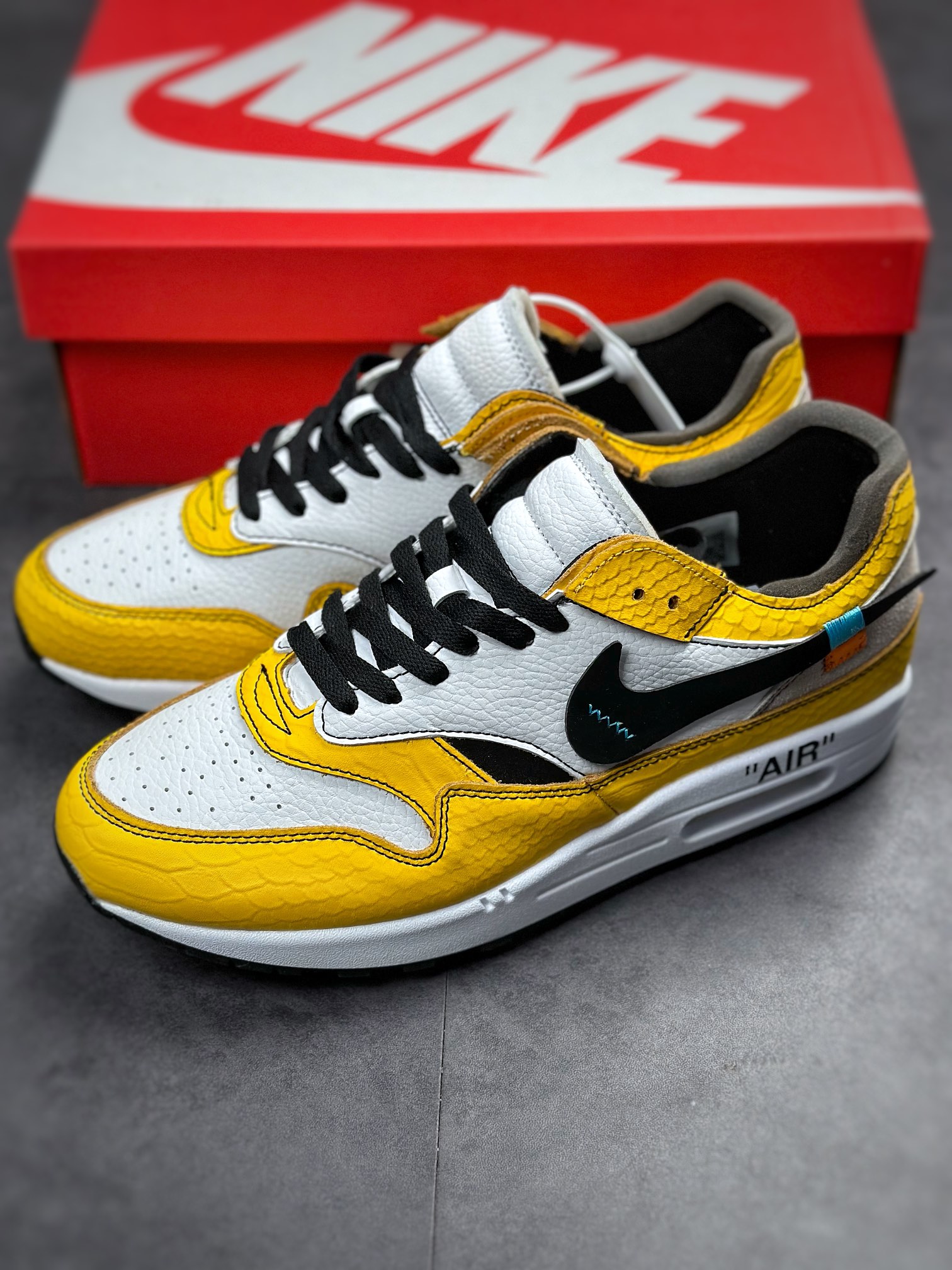 Nike Air Max 1 2022 Replica Off-White Joint Retro Casual Running Shoes AA7293-006