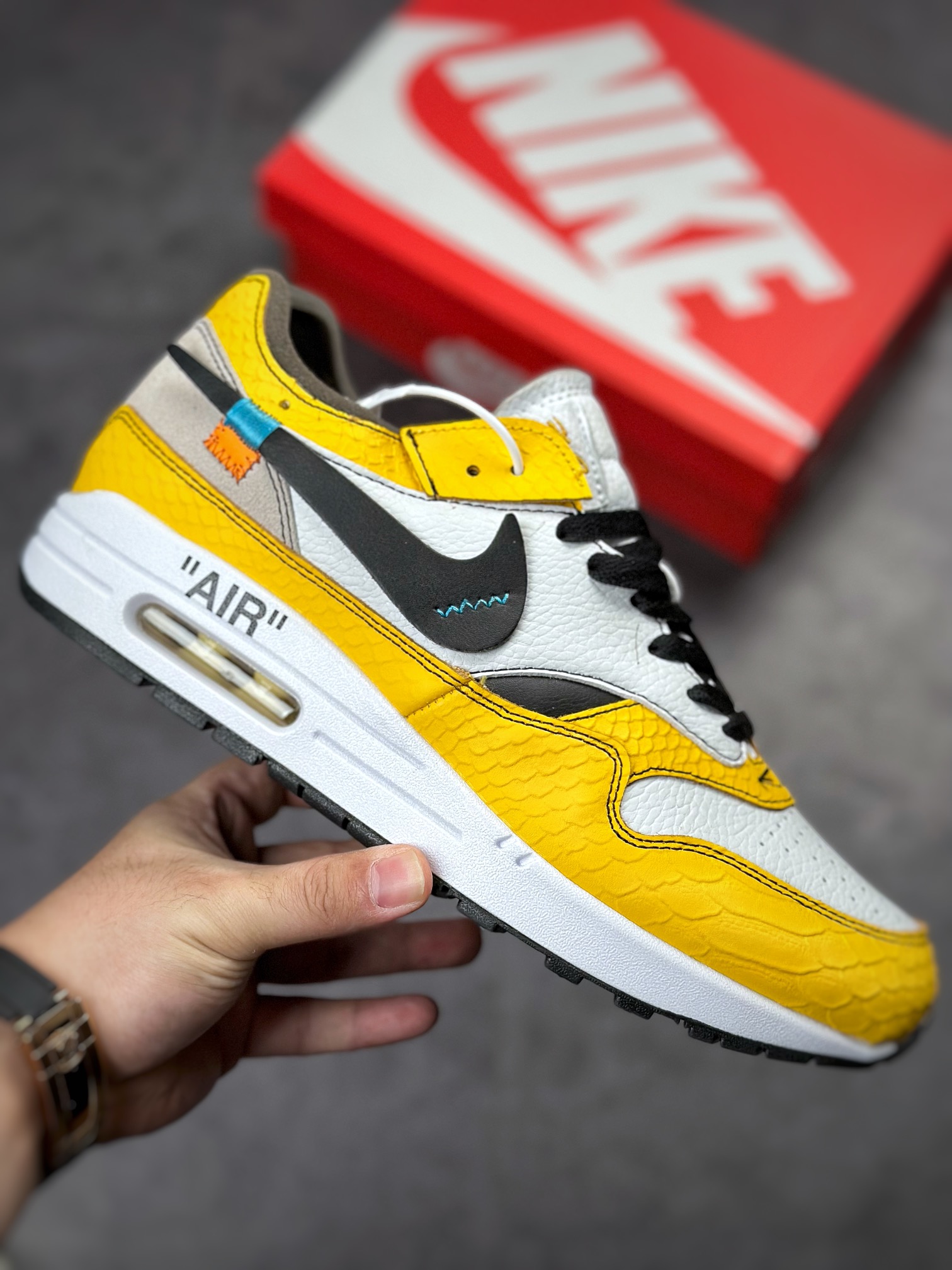 Nike Air Max 1 2022 Replica Off-White Joint Retro Casual Running Shoes AA7293-006