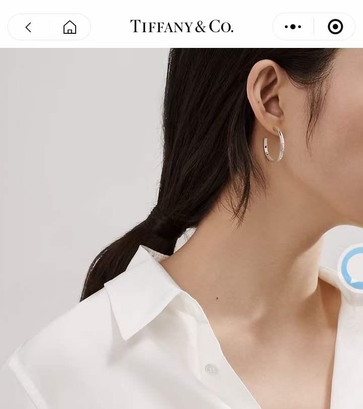 Tiffany & Co. 蒂芙尼 Tiffany&Co. 1837系列耳圈