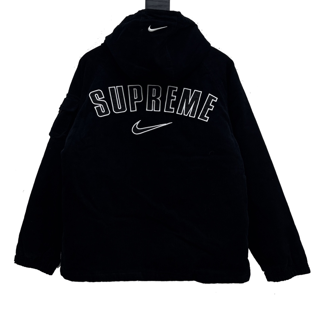 340 Supreme 22ss Nike联名款 Arc Corduroy Hooded Jacket 灯芯绒