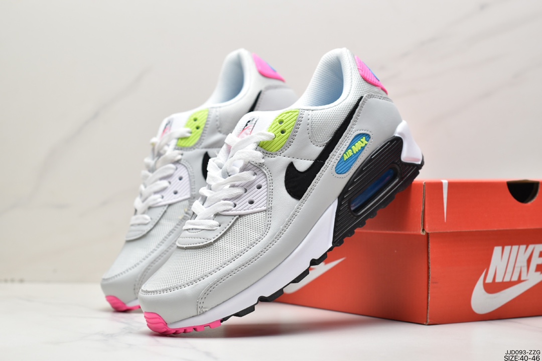 130 耐克NIKE AIR MAX 90 PRM 经典款复古缓震气垫跑步鞋休闲运动鞋