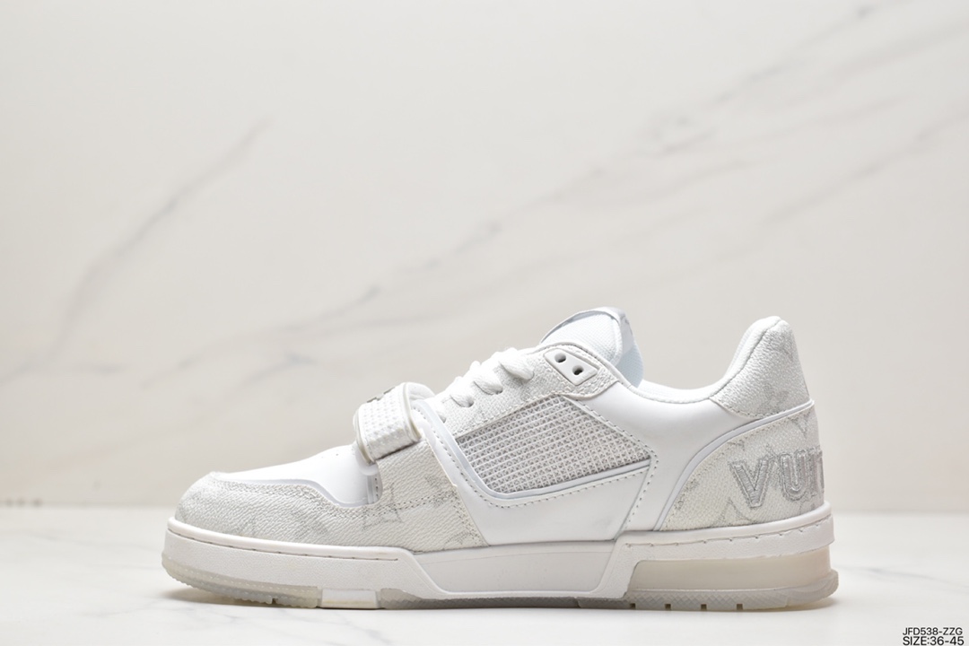 170 全新LV路易威登Louis Vuitton Trainer Sneaker Low休闲运动文化百搭篮球板鞋