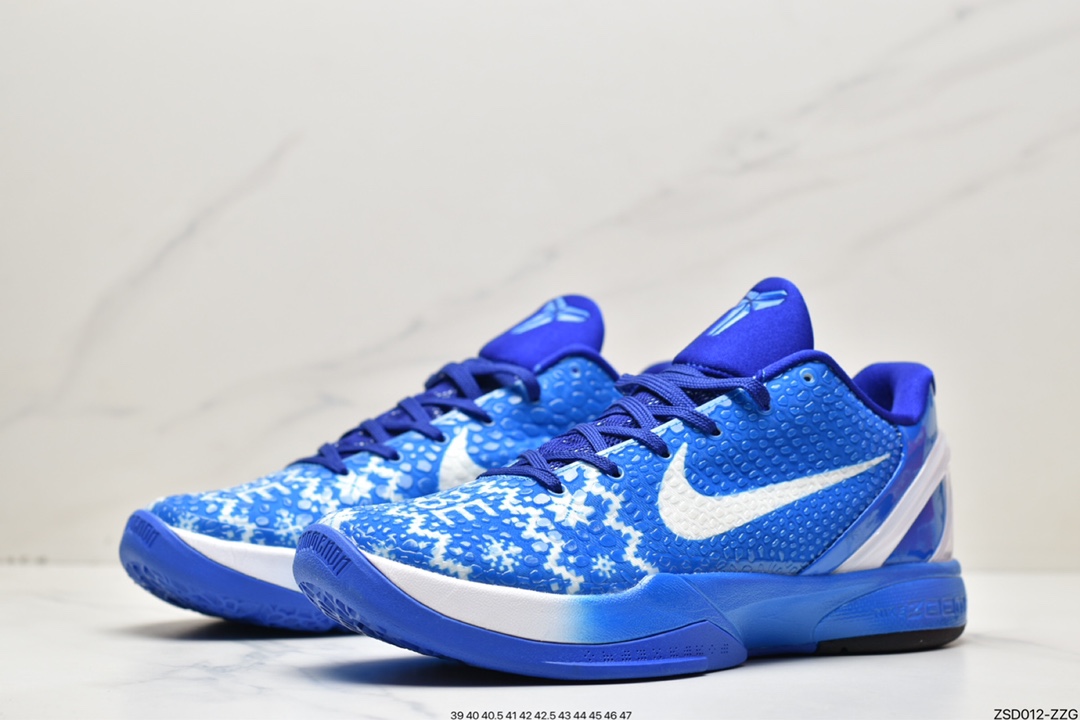 320 Nike Kobe 6 Protro 耐克 科比6代 低帮 白蓝 CW2190-111